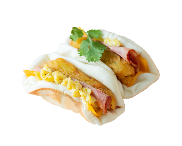 Egg and Hash Brown Taco